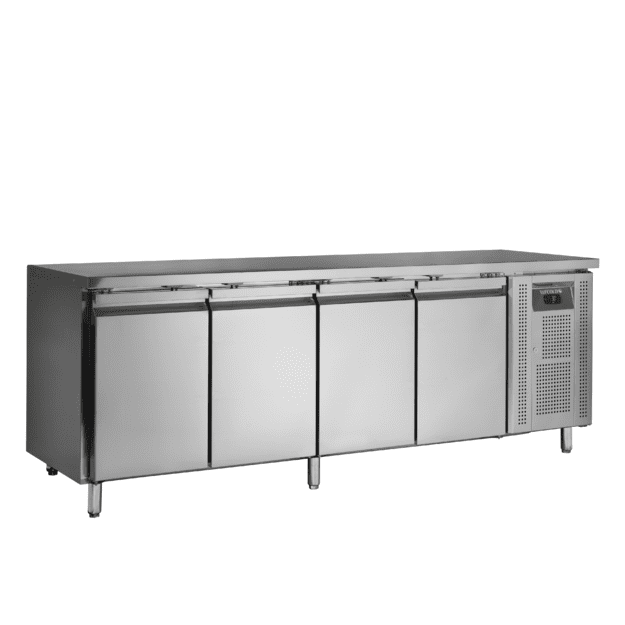 Stainless steel counter cooler with GN1/1 shelves CK7410X1