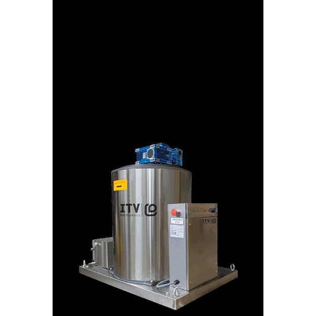 ITV SCALA 1500 CO2 SPLIT - pramoninis 1,5-3 mm dribsnių ledo generatorius, 1500 kg/24 h
