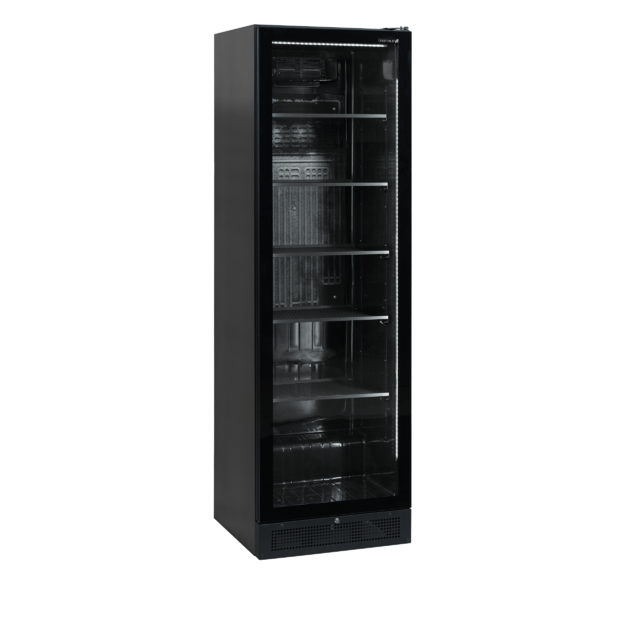 Black display cooler to showcase your products SCU1425 FRAMELESS
