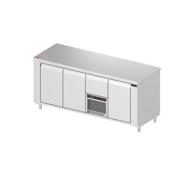 Novameta reguliuojamo aukščio šaldymo stalas FPR-E303, 1920 × 700 × 800–1000 mm