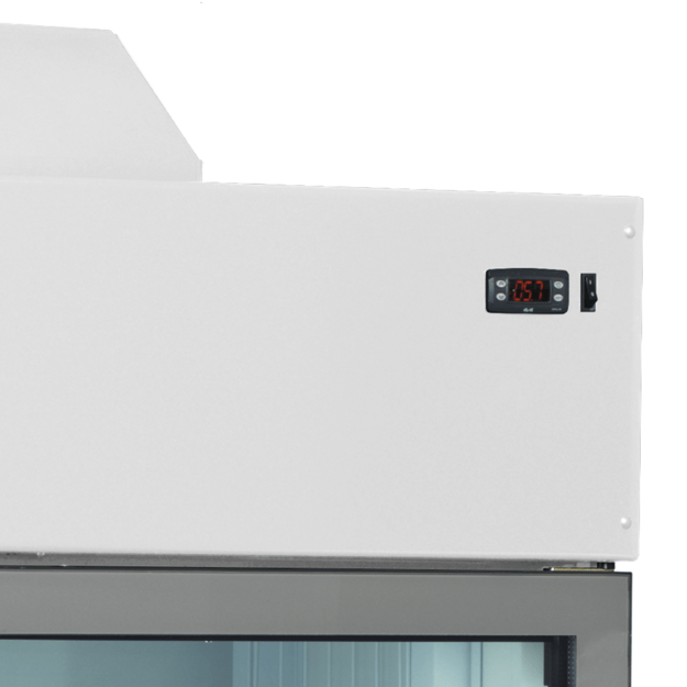3-door freezer/cooler wall cabinet for maximizing store space MTF185 VS