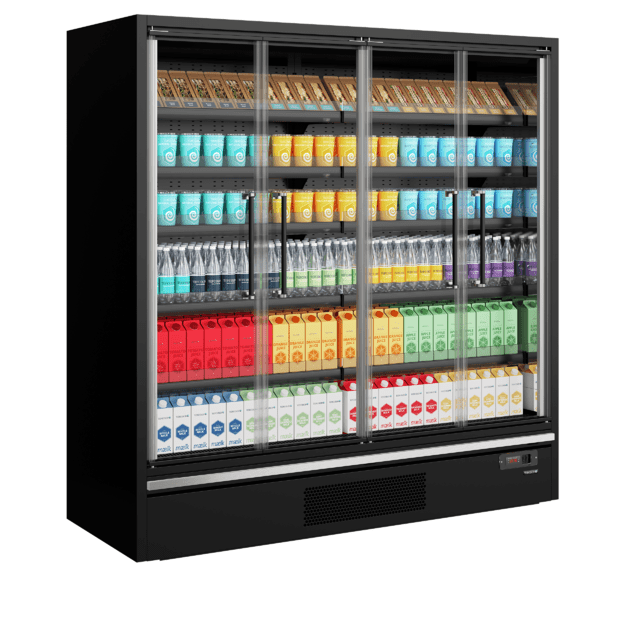 Energy efficient multideck cooler with doors Galaxy+ GP20FGD Black