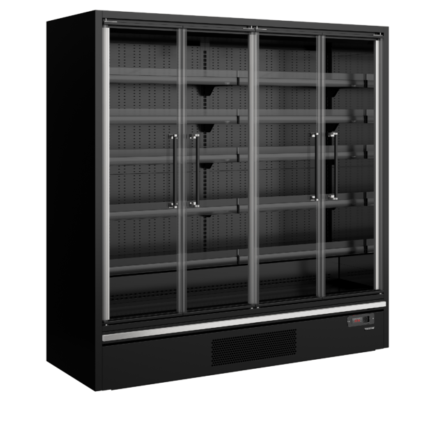 Energy efficient multideck cooler with doors Galaxy+ GP20FGD Black
