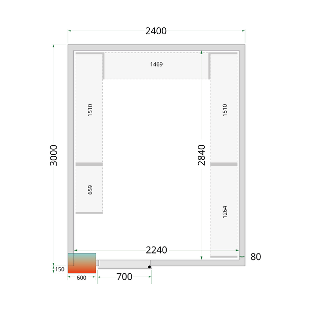  Shelf Rack System Kit
