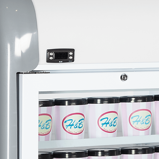 2-door wall top freezer on legs MTF Mini