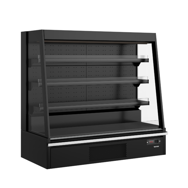 Low-height multideck cooler - headcase Galaxy+ GPL14 Black HC
