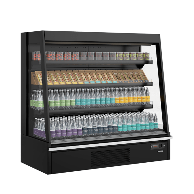 Low-height multideck cooler - headcase Galaxy+ GPL14 Black HC 3