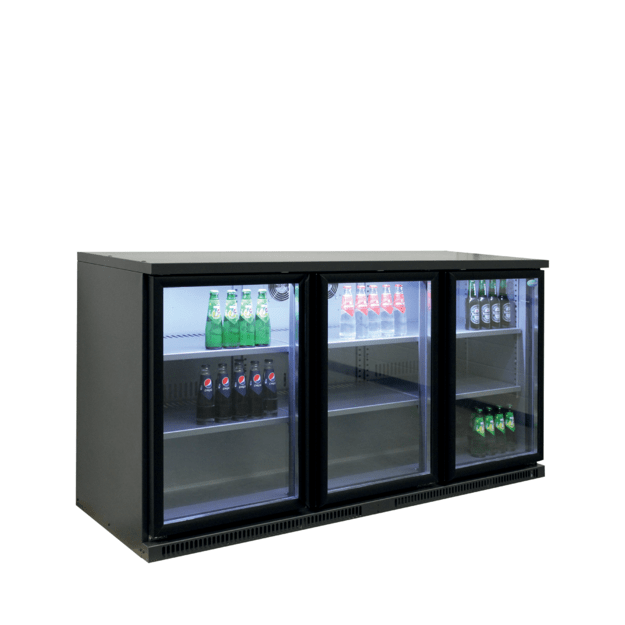 Spacious backbar cooler with glass doors SGD-360GE 