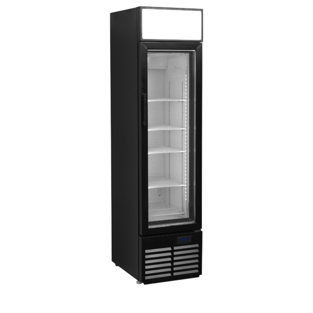 Slim display freezer with canopy UDA-F437V-CB1 1