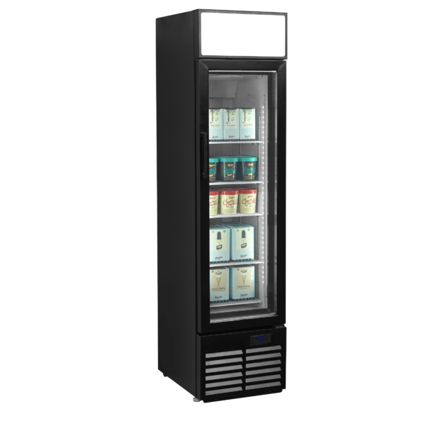 Slim display freezer with canopy UDA-F437V-CB1 2