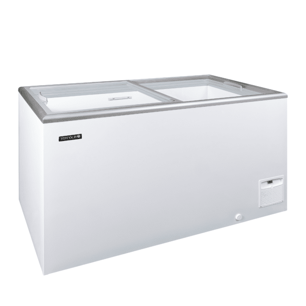 Chest freezer for a great product display IDA400-W1