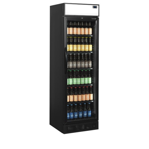 Energiją taupantis gėrimų šaldytuvas CEV435CP BLACK