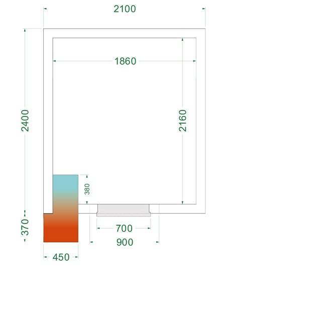 Lengvas, ekonomiškas ir efektyvus sandėliavimas šaldymo kameroje CRNF2124 5
