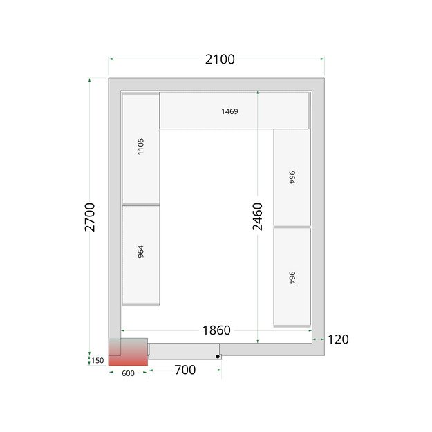 Lengvas, ekonomiškas ir efektyvus sandėliavimas šaldymo kameroje CRNF2127 13